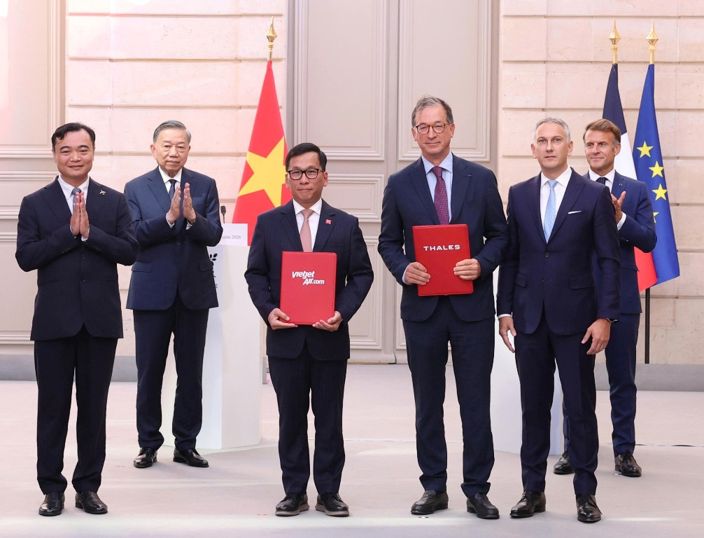 Vietjet và Thales mở rộng hợp tác hàng không công nghệ cao Việt Nam - Pháp